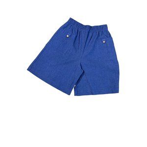 Vintage Cricket Lane Blue Modest Shorts Culottes Size 14